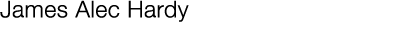 James Alec Hardy