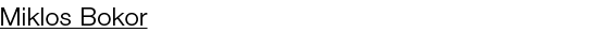 Miklos Bokor 