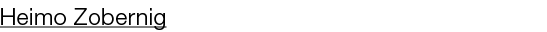Heimo Zobernig 