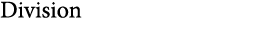 Division