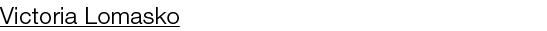 Victoria Lomasko 