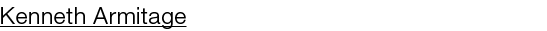 Kenneth Armitage 