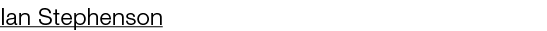 Ian Stephenson 