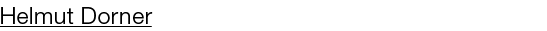 Helmut Dorner 