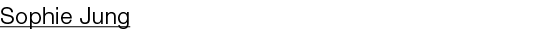 Sophie Jung 