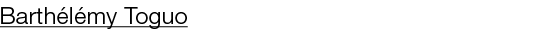 Barthélémy Toguo 