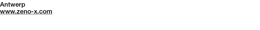 Antwerp   www zeno-x com 