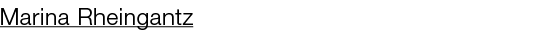Marina Rheingantz 