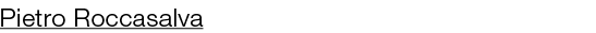 Pietro Roccasalva 