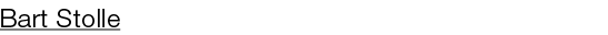 Bart Stolle 
